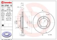 BREMBO 09578210 - Disco de freno - PRIME LINE