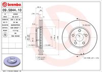 BREMBO 09584410 - Disco de freno - PRIME LINE