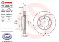 BREMBO 09586610 - Disco de freno - PRIME LINE