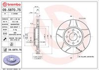 BREMBO 09587075 - Disco de freno - XTRA LINE - Max