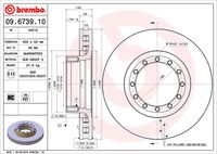 BREMBO 09673910 - Disco de freno - PRIME LINE