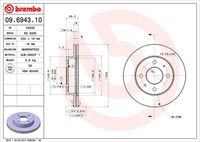 BREMBO 09694310 - Disco de freno - PRIME LINE