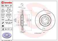 BREMBO 09701131 - Disco de freno - PRIME LINE - UV Coated