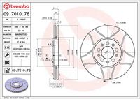 BREMBO 09701076 - Disco de freno - XTRA LINE - Max