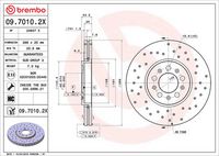 BREMBO 0970102X - Disco de freno - XTRA LINE - Xtra