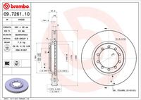 BREMBO 09726110 - Disco de freno - PRIME LINE