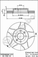 BREMBO 09.7292.77 - Disco de freno