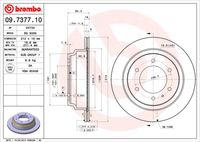 BREMBO 09737710 - Disco de freno - PRIME LINE