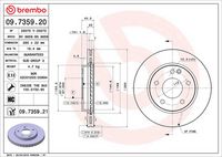 BREMBO 09735920 - Disco de freno - PRIME LINE