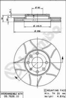 BREMBO 09762875 - Disco de freno - XTRA LINE - Max