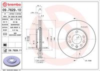 BREMBO 09762910 - Disco de freno - PRIME LINE