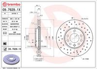 BREMBO 0976291X - Disco de freno - XTRA LINE - Xtra