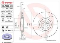 BREMBO 09.7680.20 - Disco de freno