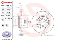 BREMBO 09772310 - Disco de freno - PRIME LINE