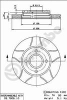 BREMBO 09780675 - Disco de freno - XTRA LINE - Max