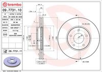 BREMBO 09773111 - Disco de freno - PRIME LINE - UV Coated