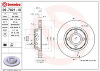 BREMBO 09782110 - Disco de freno - PRIME LINE