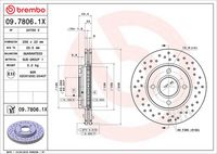 BREMBO 0978061X - Disco de freno - XTRA LINE - Xtra