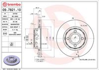 BREMBO 09782110 - Disco de freno - PRIME LINE