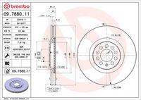 BREMBO 09.7880.11 - Disco de freno