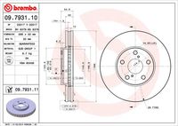 BREMBO 09793110 - Disco de freno - PRIME LINE