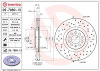 BREMBO 0978801X - Disco de freno - XTRA LINE - Xtra