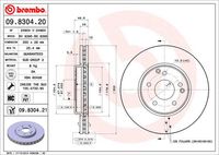 BREMBO 09830421 - Disco de freno - PRIME LINE - UV Coated