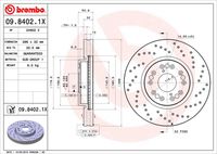 BREMBO 0984021X - Disco de freno - XTRA LINE - Xtra