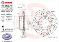 BREMBO 09842010 - Código de motor: M 64.05<br>Código de motor: M 64.06<br>Lado de montaje: Eje trasero<br>Diámetro exterior [mm]: 298,8<br>Espesor de disco de frenos [mm]: 24<br>Espesor mínimo [mm]: 22<br>Altura [mm]: 65<br>corona de agujeros - Ø [mm]: 130<br>Tipo de disco de frenos: perforado<br>Tipo de disco de frenos: ventilado<br>Diámetro de centrado [mm]: 103<br>Número de orificios: 5<br>Superficie: revestido<br>cumple norma ECE: ECE-R90<br>Diámetro de taladro hasta [mm]: 15,4<br>