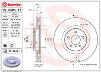 BREMBO 09848511 - Disco de freno - PRIME LINE - UV Coated