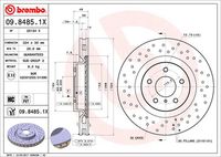 BREMBO 0984851X - Disco de freno - XTRA LINE - Xtra