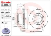 BREMBO 09855610 - Disco de freno - PRIME LINE