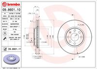 BREMBO 09860110 - Lado de montaje: Eje trasero<br>Tipo de disco de frenos: macizo<br>Espesor de disco de frenos [mm]: 10<br>Número de orificios: 4<br>Artículo complementario / información complementaria 2: con tornillos<br>Altura [mm]: 41<br>Diámetro de centrado [mm]: 57<br>Diámetro exterior [mm]: 240<br>Espesor mínimo [mm]: 8,2<br>Par apriete [Nm]: 110<br>