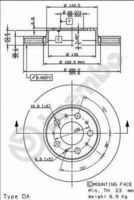 BREMBO 09.8633.75 - Disco de freno