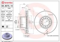 BREMBO 09857310 - Disco de freno - PRIME LINE