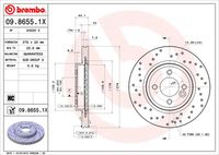 BREMBO 0986551X - Disco de freno - XTRA LINE - Xtra