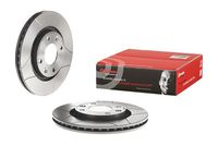 BREMBO 09869575 - Lado de montaje: Eje delantero<br>Sistema de frenos: Bosch<br>Tipo de disco de frenos: perforado/ventil. int.<br>Espesor de disco de frenos [mm]: 22<br>Número de orificios: 4<br>Artículo complementario / información complementaria 2: con tornillos<br>Altura [mm]: 34<br>Diámetro de centrado [mm]: 66<br>Diámetro exterior [mm]: 266<br>Procesamiento: altamente carbonizado<br>Superficie: revestido<br>Espesor mínimo [mm]: 20,5<br>Par apriete [Nm]: 90<br>