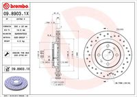 BREMBO 0989031X - Disco de freno - XTRA LINE - Xtra