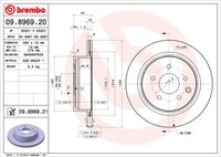 BREMBO 09896920 - Disco de freno - PRIME LINE