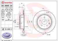 BREMBO 09896920 - Disco de freno - PRIME LINE