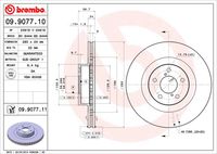 BREMBO 09907710 - Disco de freno - PRIME LINE