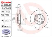 BREMBO 09907820 - Disco de freno - PRIME LINE