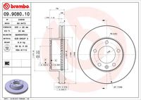 BREMBO 09908010 - Disco de freno - PRIME LINE