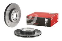 BREMBO 09914575 - Lado de montaje: Eje delantero<br>Número de PR: 1ZE<br>Número de PR: 1ZP<br>Sistema de frenos: ATE<br>Tipo de disco de frenos: perforado/ventil. int.<br>Espesor de disco de frenos [mm]: 25<br>Número de orificios: 5<br>Artículo complementario / información complementaria 2: con tornillos<br>Altura [mm]: 50<br>Diámetro de centrado [mm]: 65<br>Diámetro exterior [mm]: 288<br>Superficie: revestido<br>Espesor mínimo [mm]: 22,8<br>Par apriete [Nm]: 120<br>