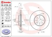 BREMBO 09915921 - Lado de montaje: Eje delantero<br>Llanta, nº de taladros: 4<br>Tipo de disco de frenos: ventilación interna<br>Espesor de disco de frenos [mm]: 25<br>Número de orificios: 4<br>Artículo complementario / información complementaria 2: con tornillos<br>Altura [mm]: 43<br>Diámetro de centrado [mm]: 60<br>Diámetro exterior [mm]: 280<br>Procesamiento: altamente carbonizado<br>Espesor mínimo [mm]: 22<br>Par apriete [Nm]: 110<br>