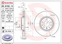 BREMBO 09916211 - Disco de freno - PRIME LINE - UV Coated