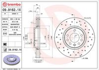 BREMBO 0991621X - Disco de freno - XTRA LINE - Xtra