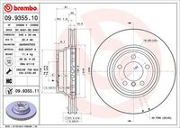 BREMBO 09935510 - Disco de freno - PRIME LINE