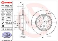 BREMBO 09942510 - Disco de freno - PRIME LINE