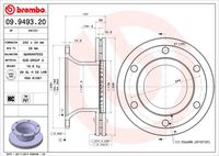 BREMBO 09949320 - Disco de freno - PRIME LINE